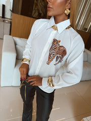 CAMISA FELINE BLANCA