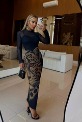 VESTIDO LEOPARDO